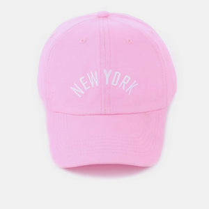 Zenana Embroidered City Baseball Cap