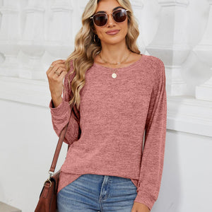 Round Neck Long Sleeve T-Shirt