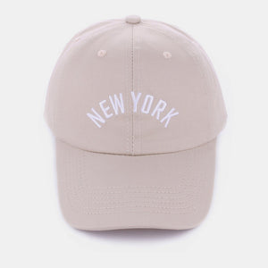 Zenana Embroidered City Baseball Cap