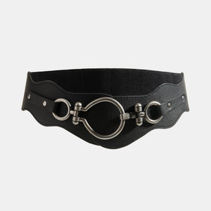 PU Leather Zinc Alloy Buckle Belt