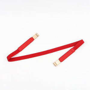 PU Elastic Skinny Belt