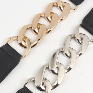 Chain Detail Elastic Belt