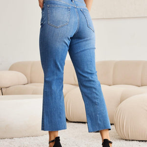 Pantalones vaqueros de cintura alta con control de abdomen y talla grande RFM Mini Mia