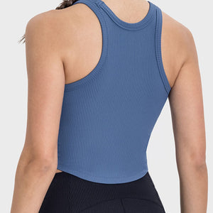 Millennia Round Neck Racerback Active Tank