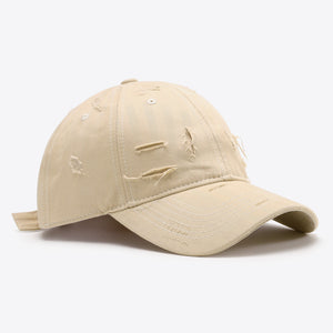 Distressed Adjustable Baseball Cap