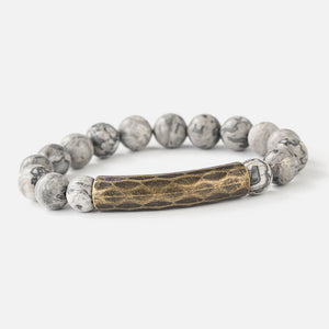 Natural Stone Beaded Bracelet