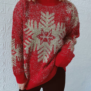 Christmas Element Round Neck Sweater