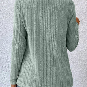 Open Front Long Sleeve Cardigan