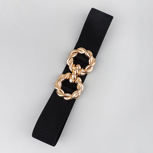 Zinc Alloy Buckle Elastic Belt