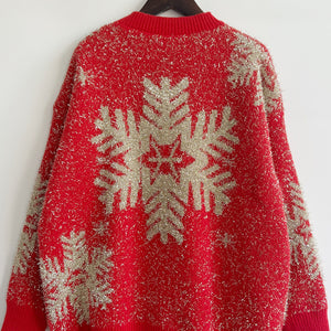 Christmas Element Round Neck Sweater