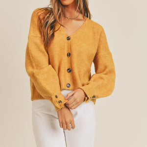 MABLE Long Sleeve Button Down Sweater Cardigan