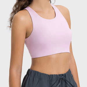 Millennia Cutout Round Neck Active Tank