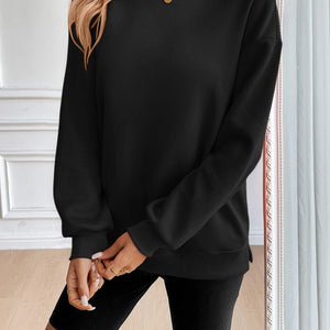 Ivy Lane Round Neck Long Sleeve Sweatshirt