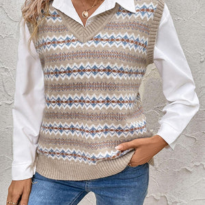 Perfee V-Neck Sweater Vest