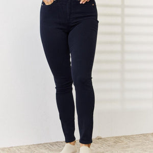 Judy Blue Full Size Garment Dyed Tummy Control Skinny Jeans