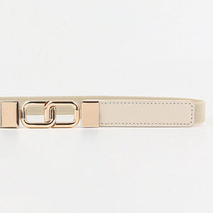 Geometric Double Buckle Elastic Belt