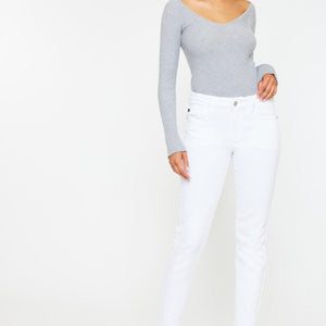 Kancan Mid Rise Ankle Skinny Jeans