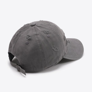 Distressed Adjustable Baseball Cap