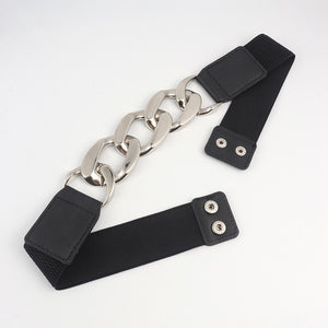 Chain Detail Elastic Belt