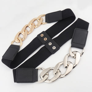 Chain Detail Elastic Belt