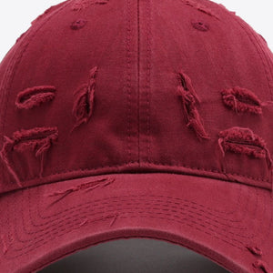 Distressed Adjustable Baseball Cap