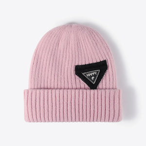 HAPPY Contrast Beanie