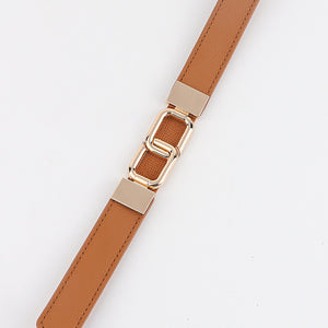 Geometric Double Buckle Elastic Belt