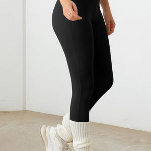 Le Lis Ribbed Crop Cami and High Waist Brushed Leggings Set