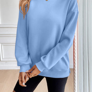 Ivy Lane Round Neck Long Sleeve Sweatshirt