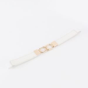 Geometric Double Buckle Elastic Belt