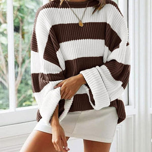 Round Neck Long Sleeve Sweater