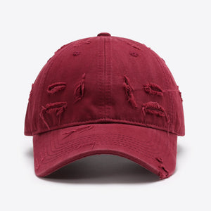 Distressed Adjustable Baseball Cap