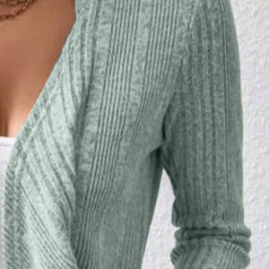 Open Front Long Sleeve Cardigan