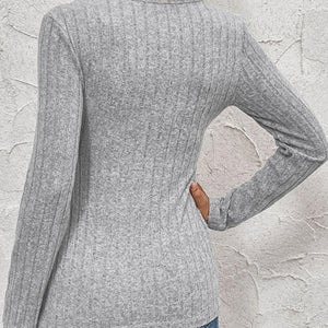 Perfee Surplice Long Sleeve T-Shirt