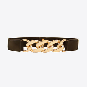 Chain Detail Elastic Belt