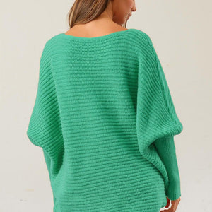 HYFVE Dolman Sleeve Oversized Sweater