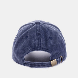 Zenana Washed Embroidered City Baseball Cap