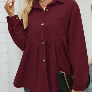 Mandy Button Up Long Sleeve Shirt