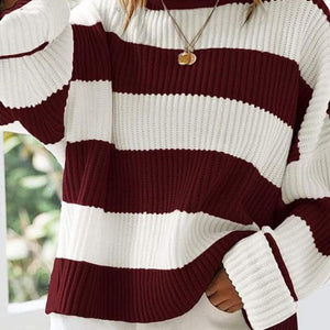 Round Neck Long Sleeve Sweater