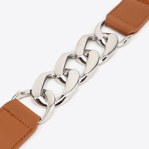 Chain Detail Elastic Belt