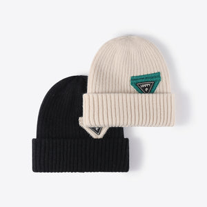 HAPPY Contrast Beanie