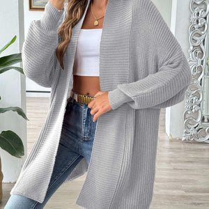 Open Front Long Sleeve Cardigan