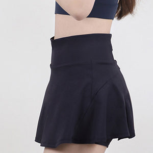 High Waist Pleated Active Skirt