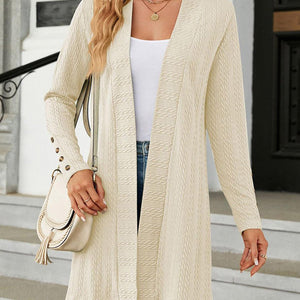 Open Front Long Sleeve Cardigan