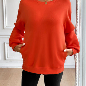 Ivy Lane Round Neck Long Sleeve Sweatshirt