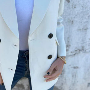 Full Size Collared Neck Long Sleeve Blazer