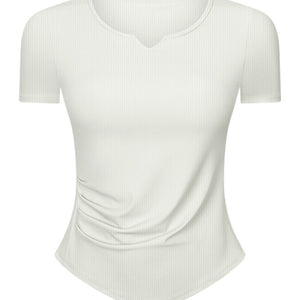 Millennia Notched Short Sleeve Active T-Shirt