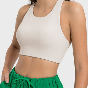 Millennia Cutout Round Neck Active Tank