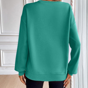 Ivy Lane Round Neck Long Sleeve Sweatshirt