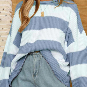 Round Neck Long Sleeve Sweater